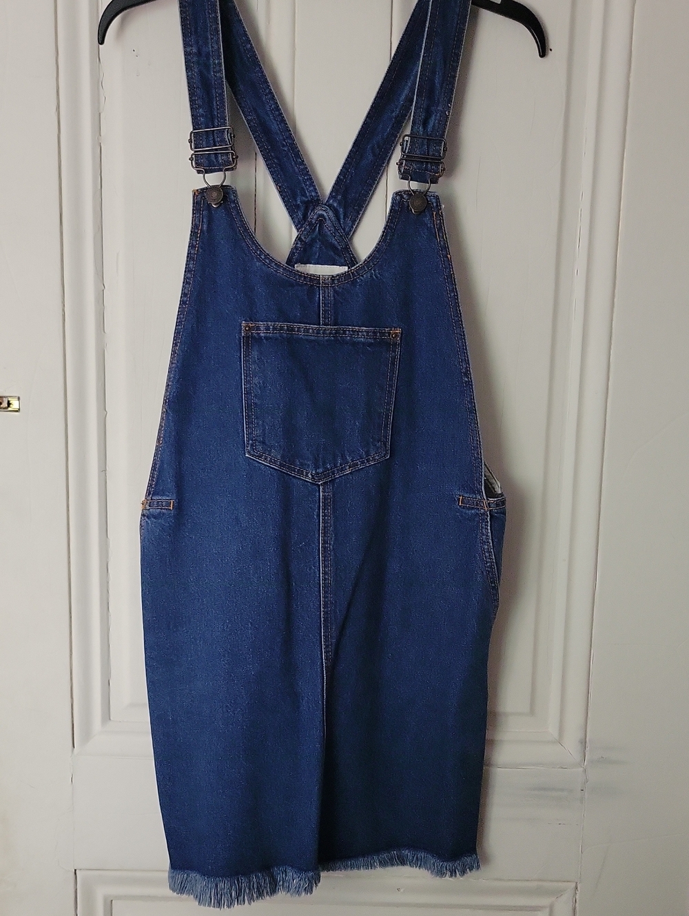 Forever 21 Dark Blue Denim Women's Overall Dress